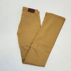 Level 99 Sasha Mustard Yellow Slim Bootcut Jeans